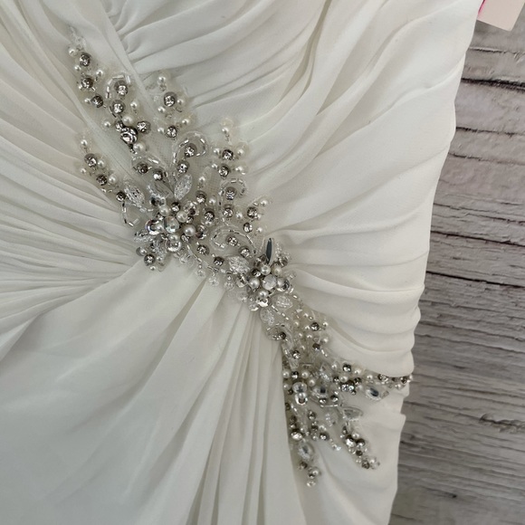 Symphony of Venus Wedding Dress Size 12 NWT - Picture 5 of 12